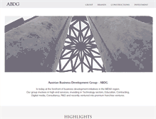 Tablet Screenshot of abd-group.com